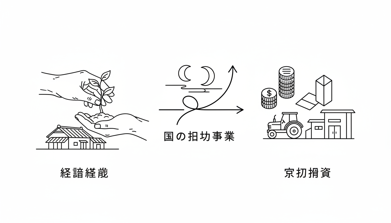 経営継承と初期投資を一体的に支える国の補助事業