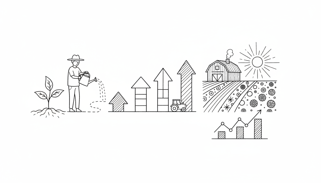 研修から経営発展まで段階的なサポートが用意されている背景