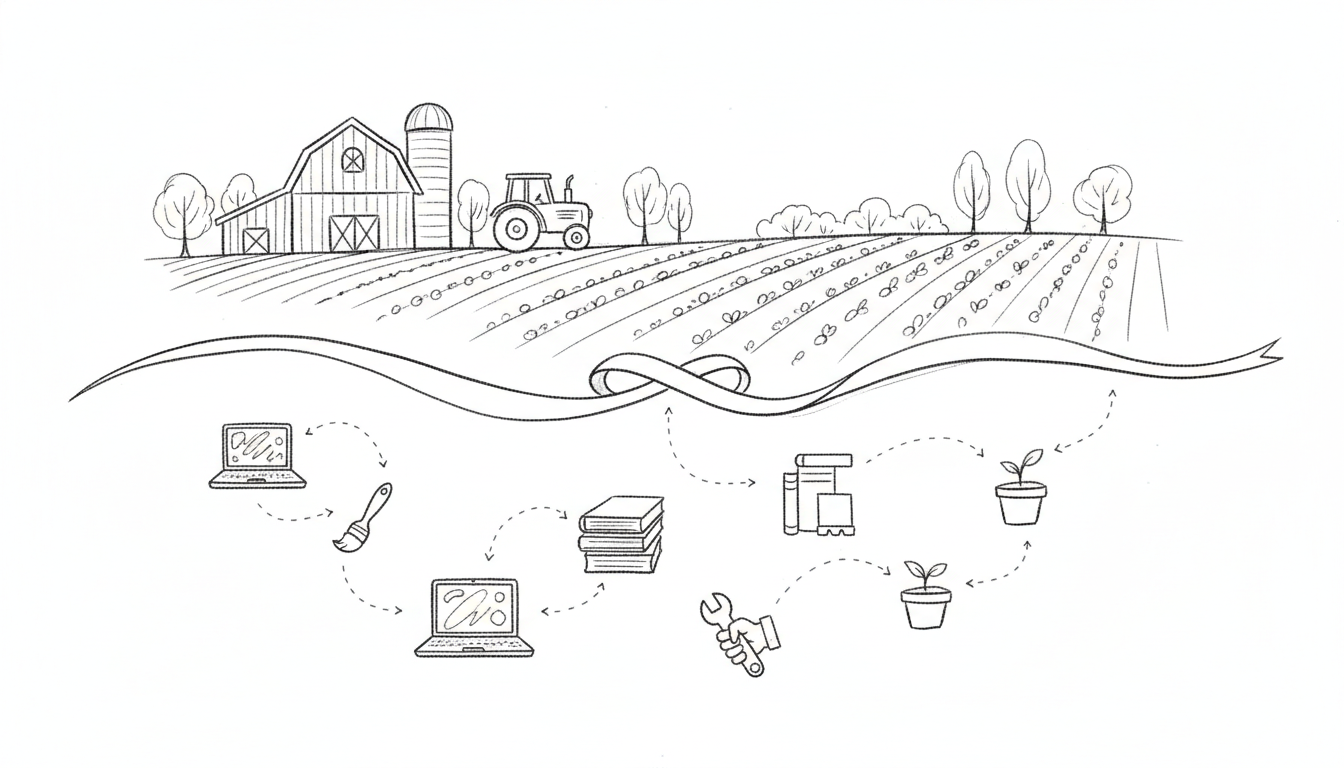 農業のオフシーズンは柔軟性と関連性を重視した仕事を選ぶ