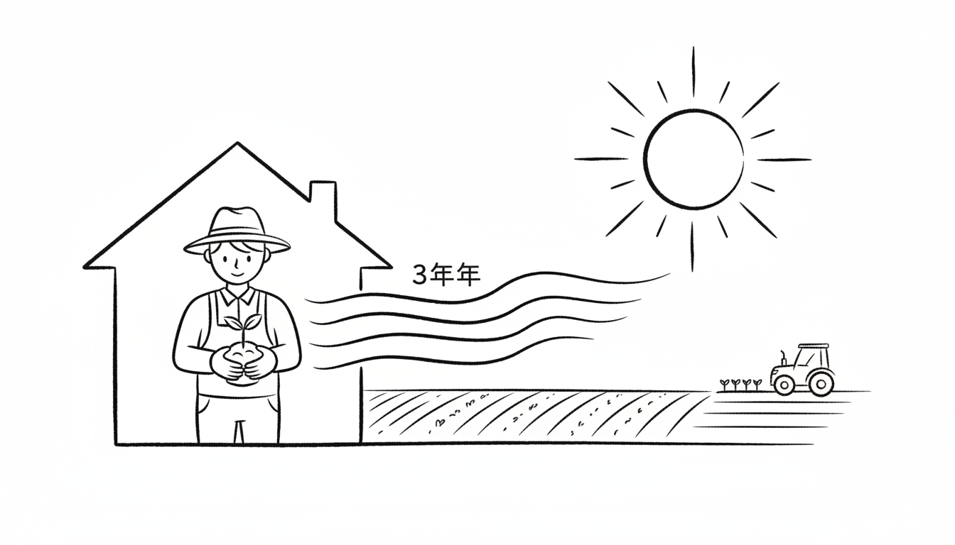 要件を満たせば最長3年間の安定した生活支援が受けられます