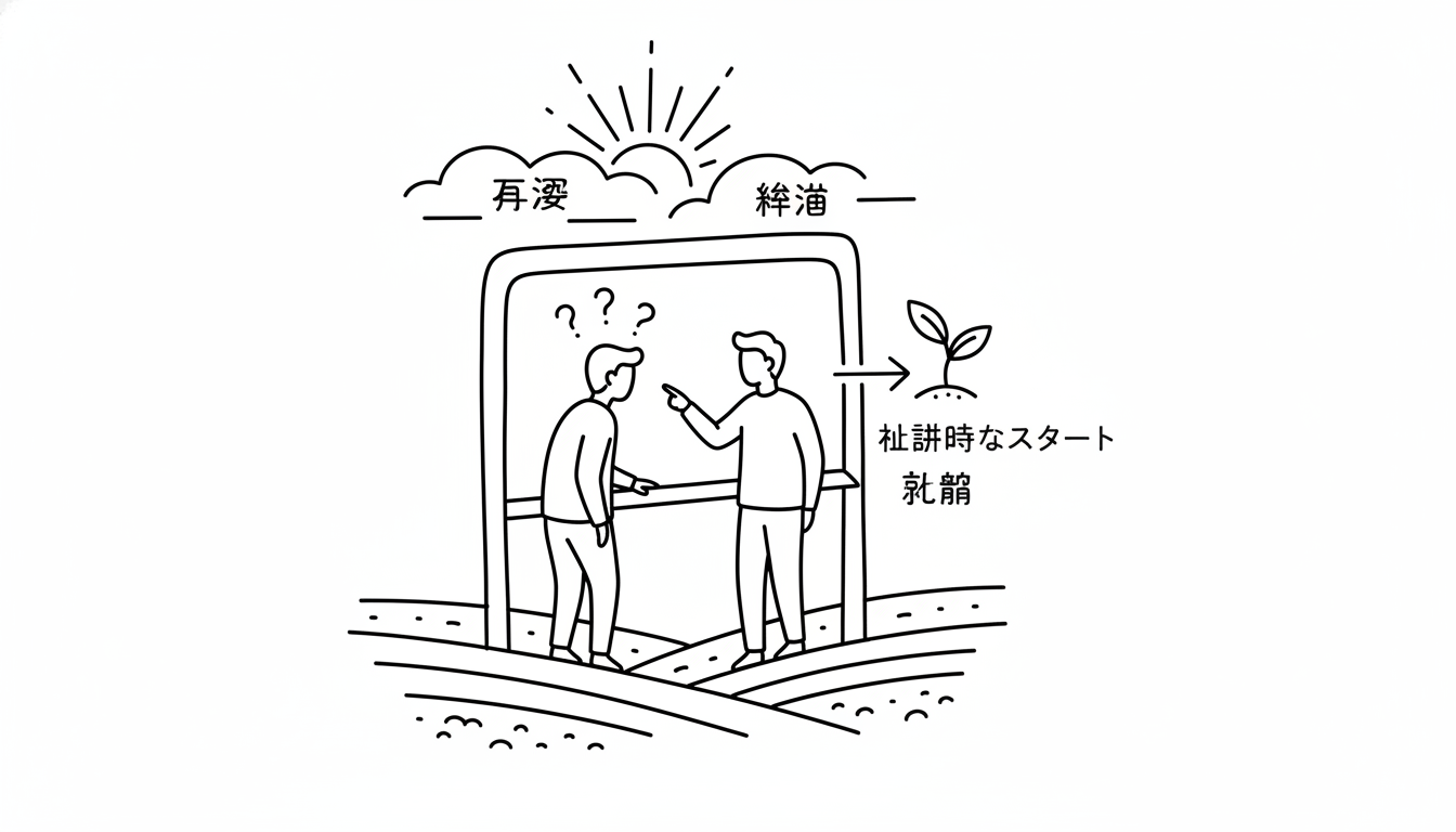 就農への不安を解消し、計画的なスタートを切るために