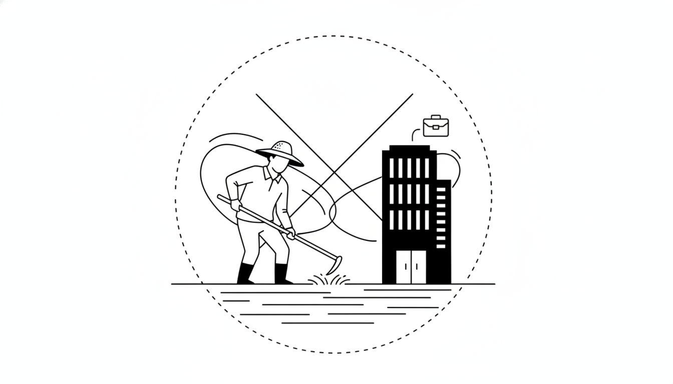会社の規則で制限されていても農業が直ちに違反とはならない