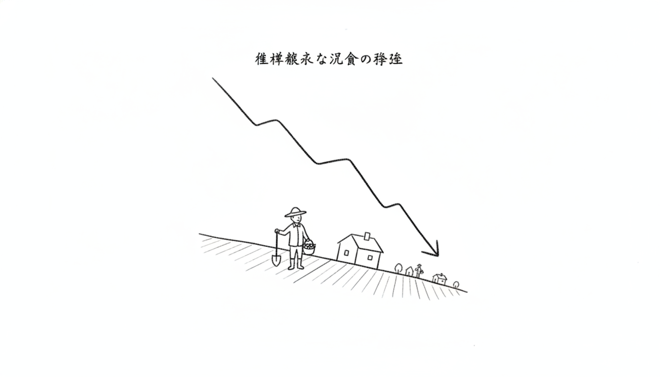 兼業農家は長期的に減少傾向にある