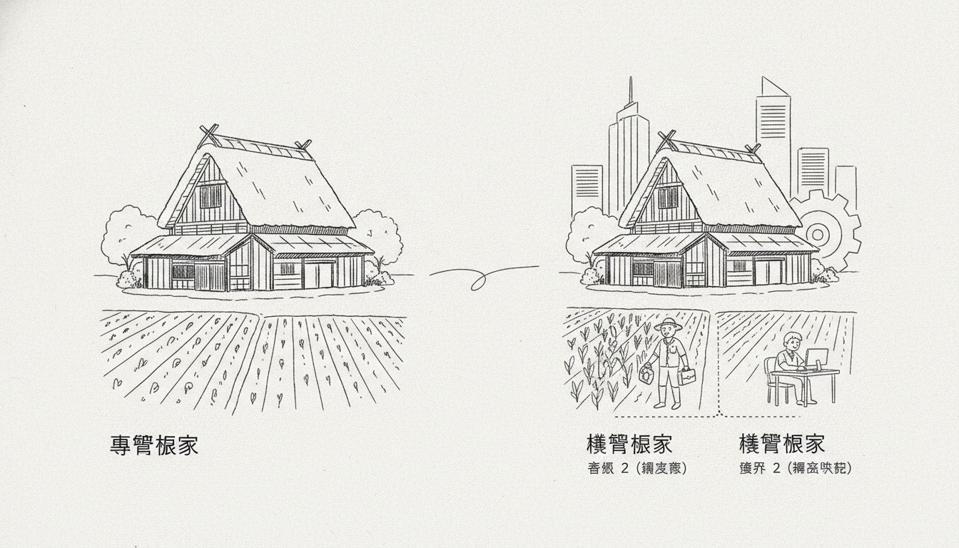 専業農家との違いと兼業農家の2つの分類